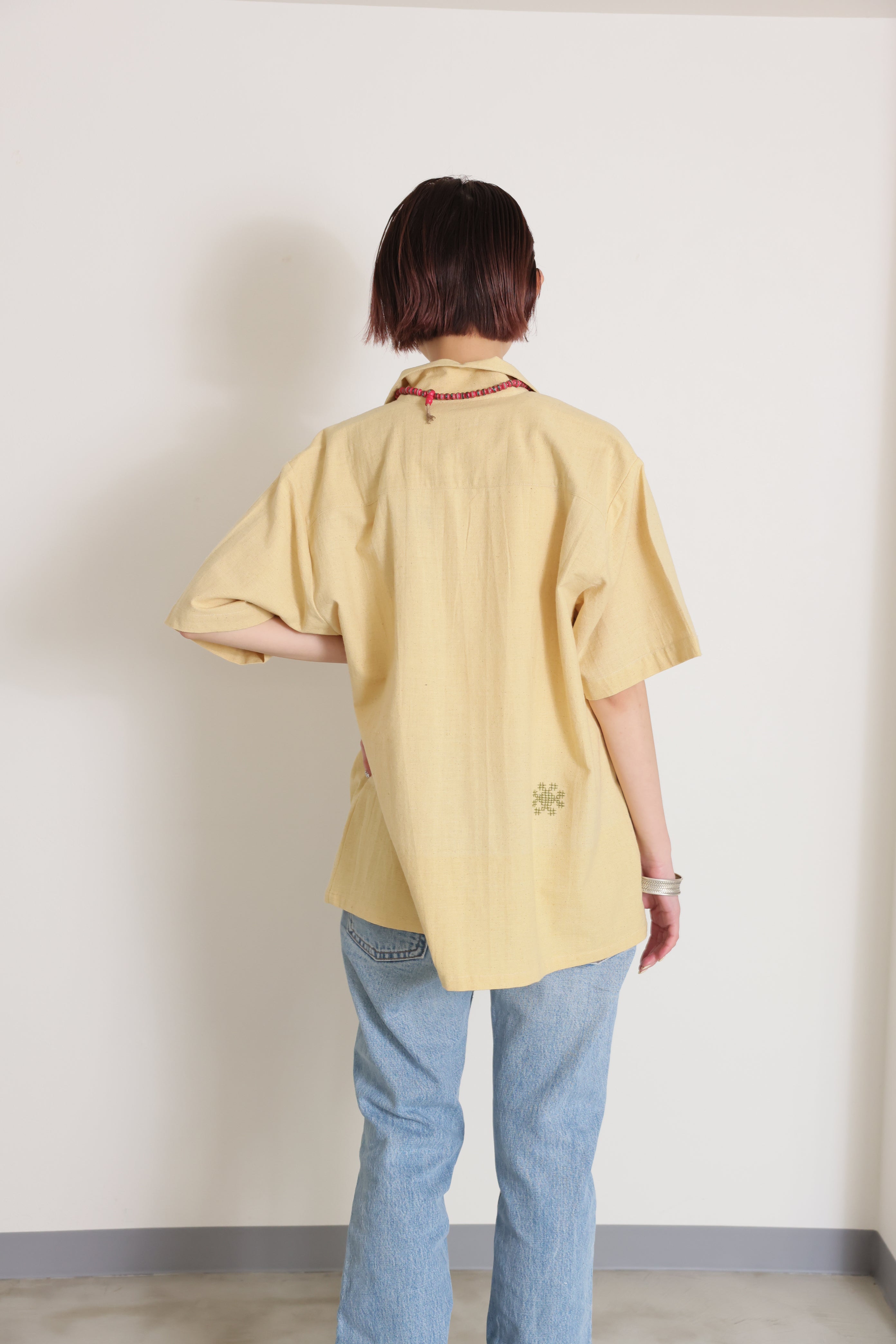 Hmong Embroidered Camp Shirt