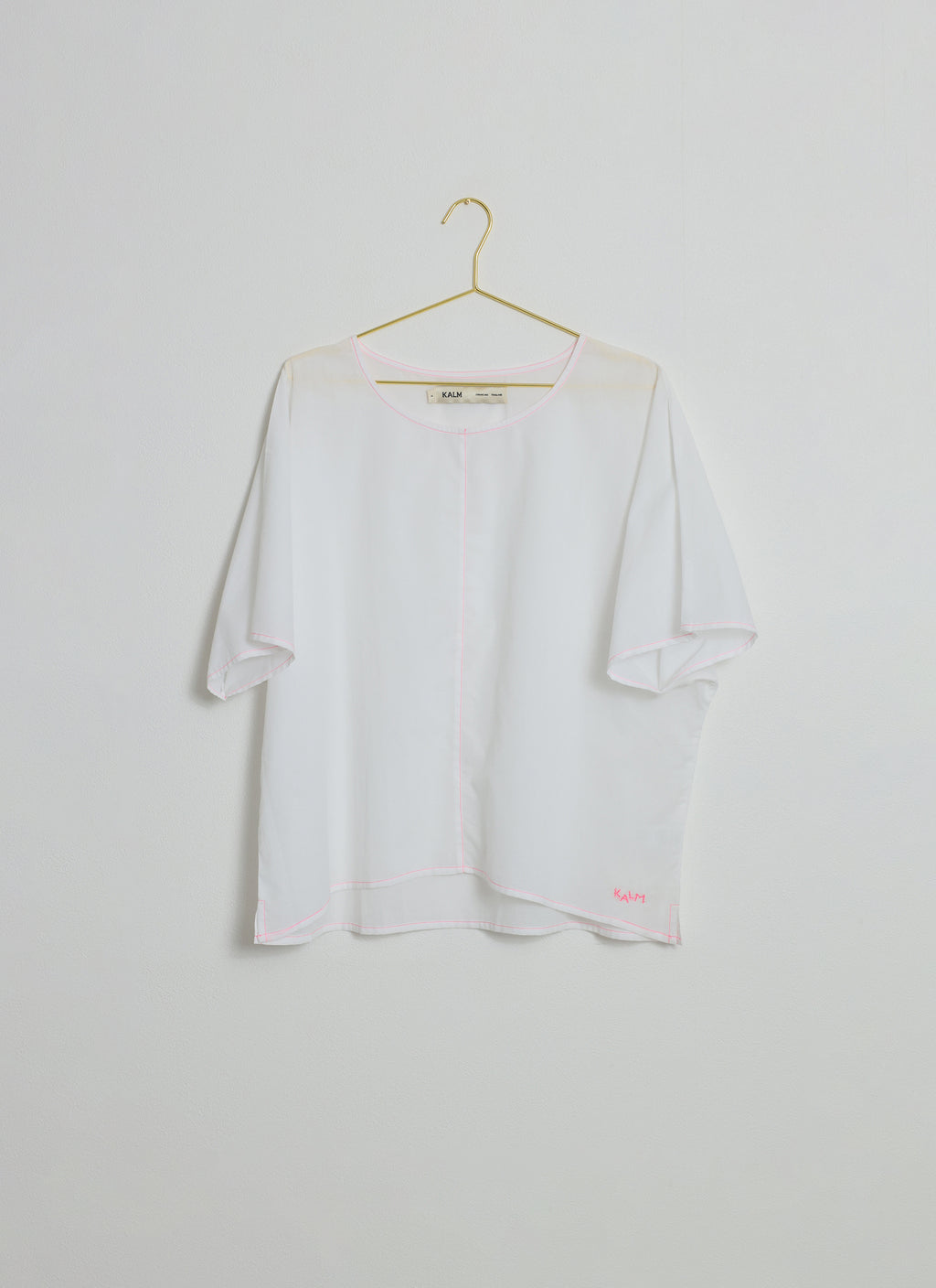 Misaki Contrast Stitch Top