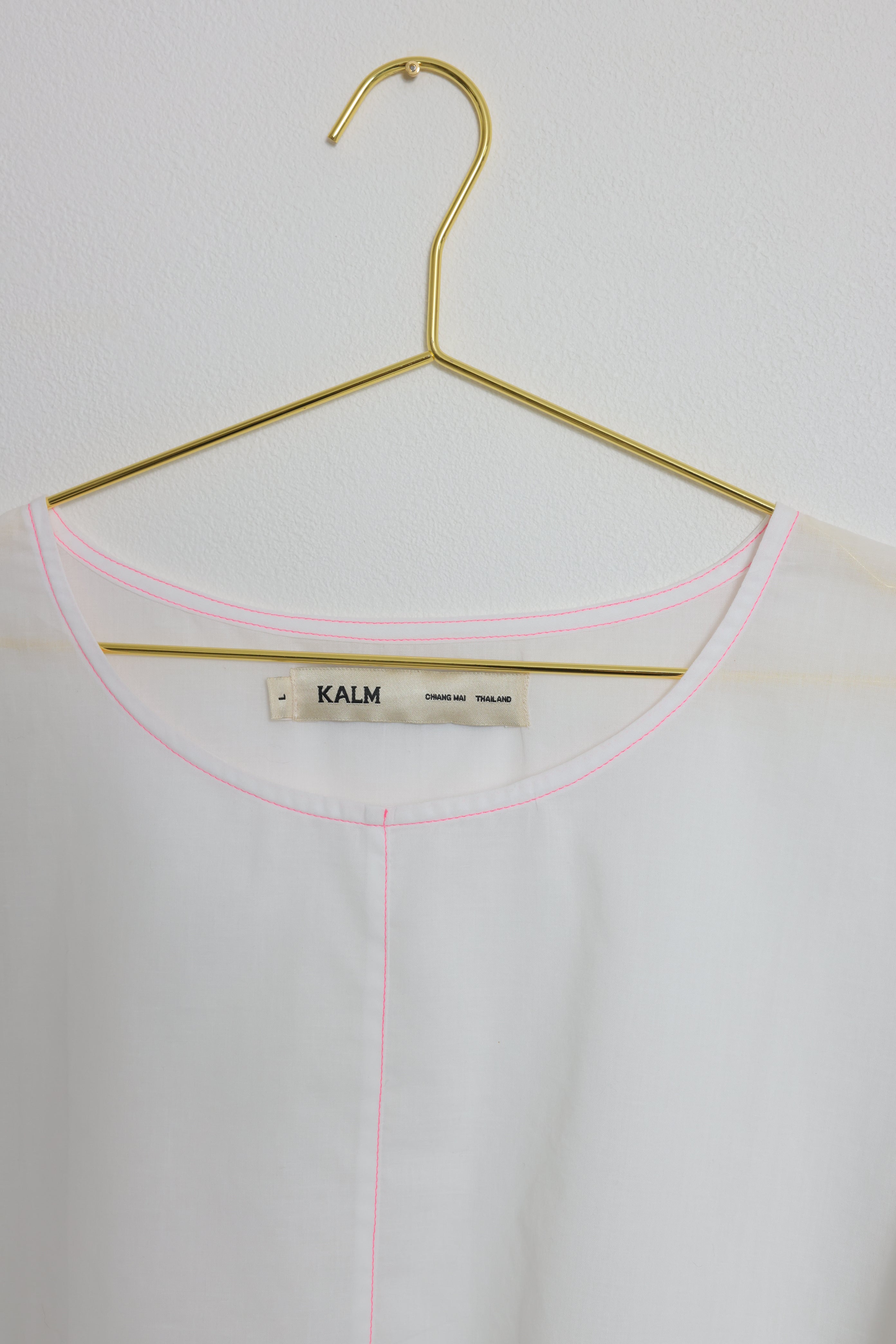 Misaki Contrast Stitch Top