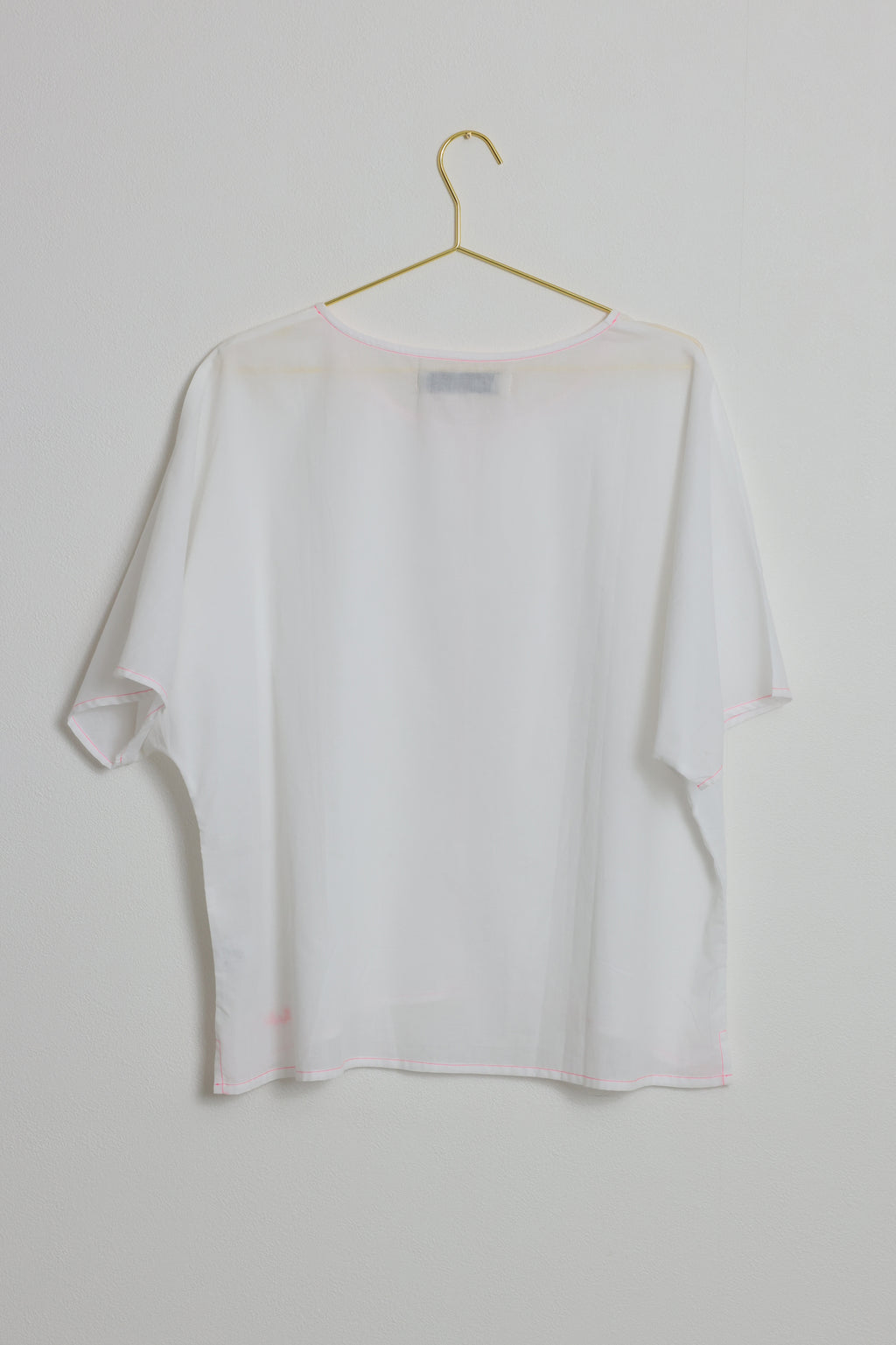 Misaki Contrast Stitch Top