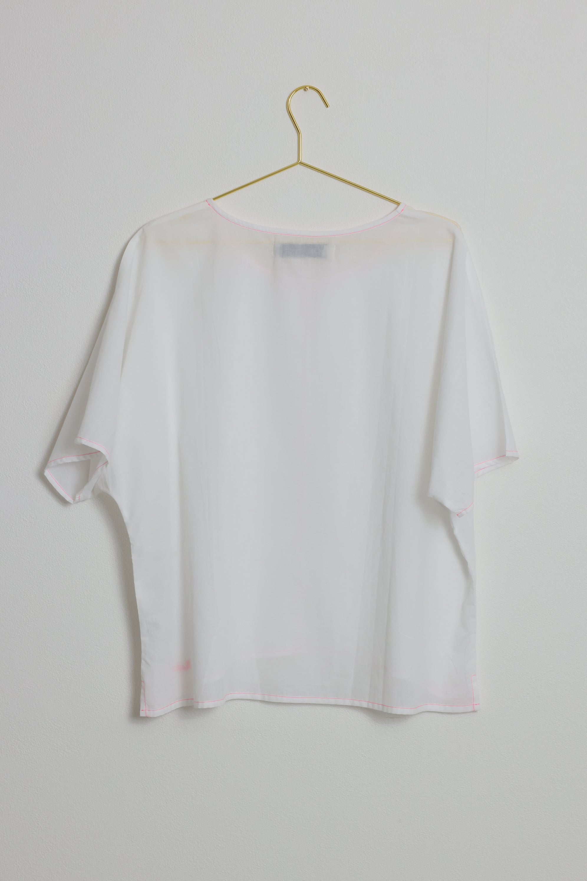 Misaki Contrast Stitch Top