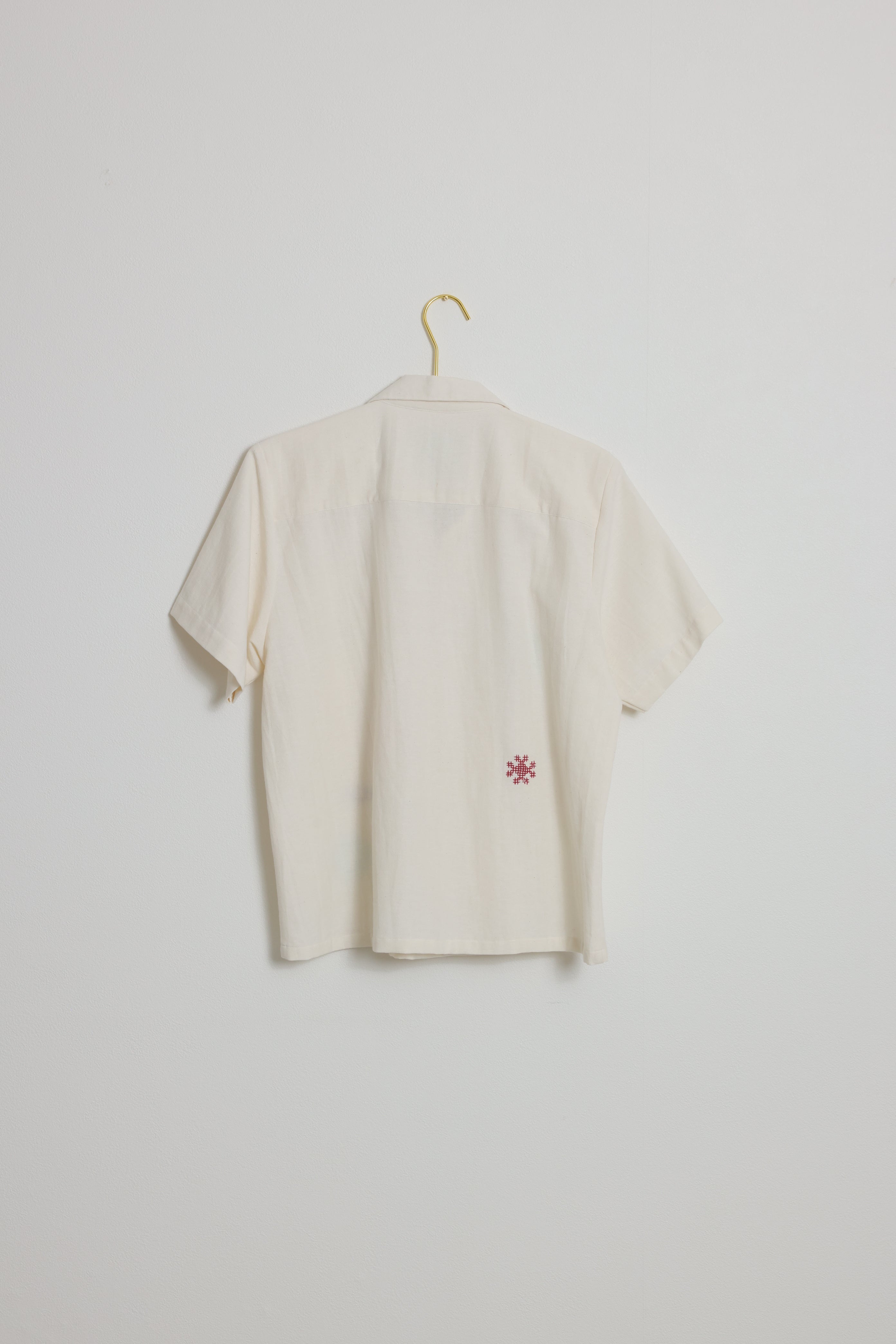 Hmong Embroidered Camp Shirt