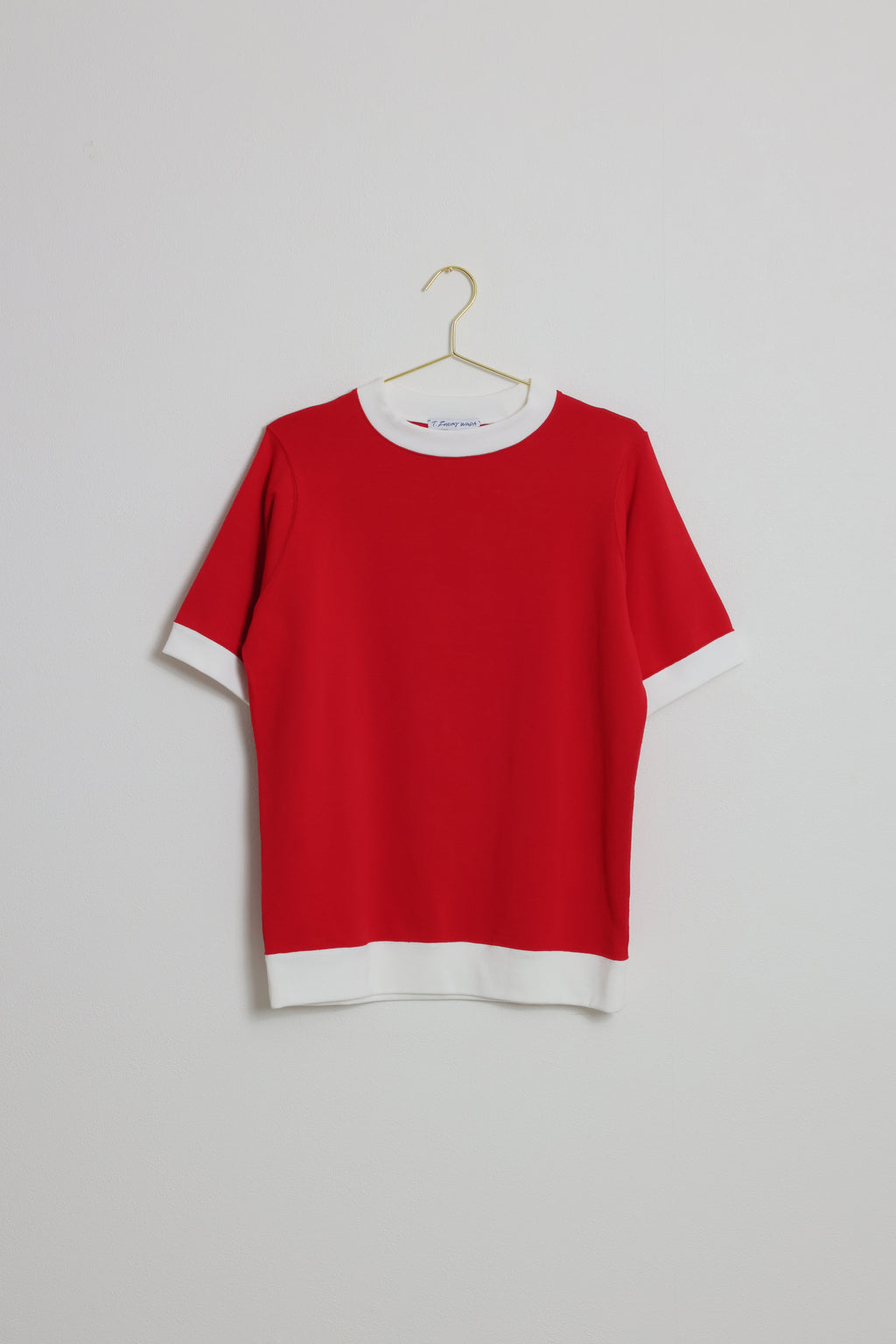 Short-Sleeve High-Neck Cleric