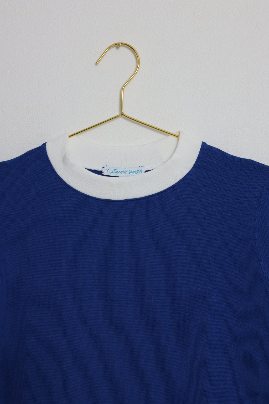 Short-Sleeve High-Neck Cleric