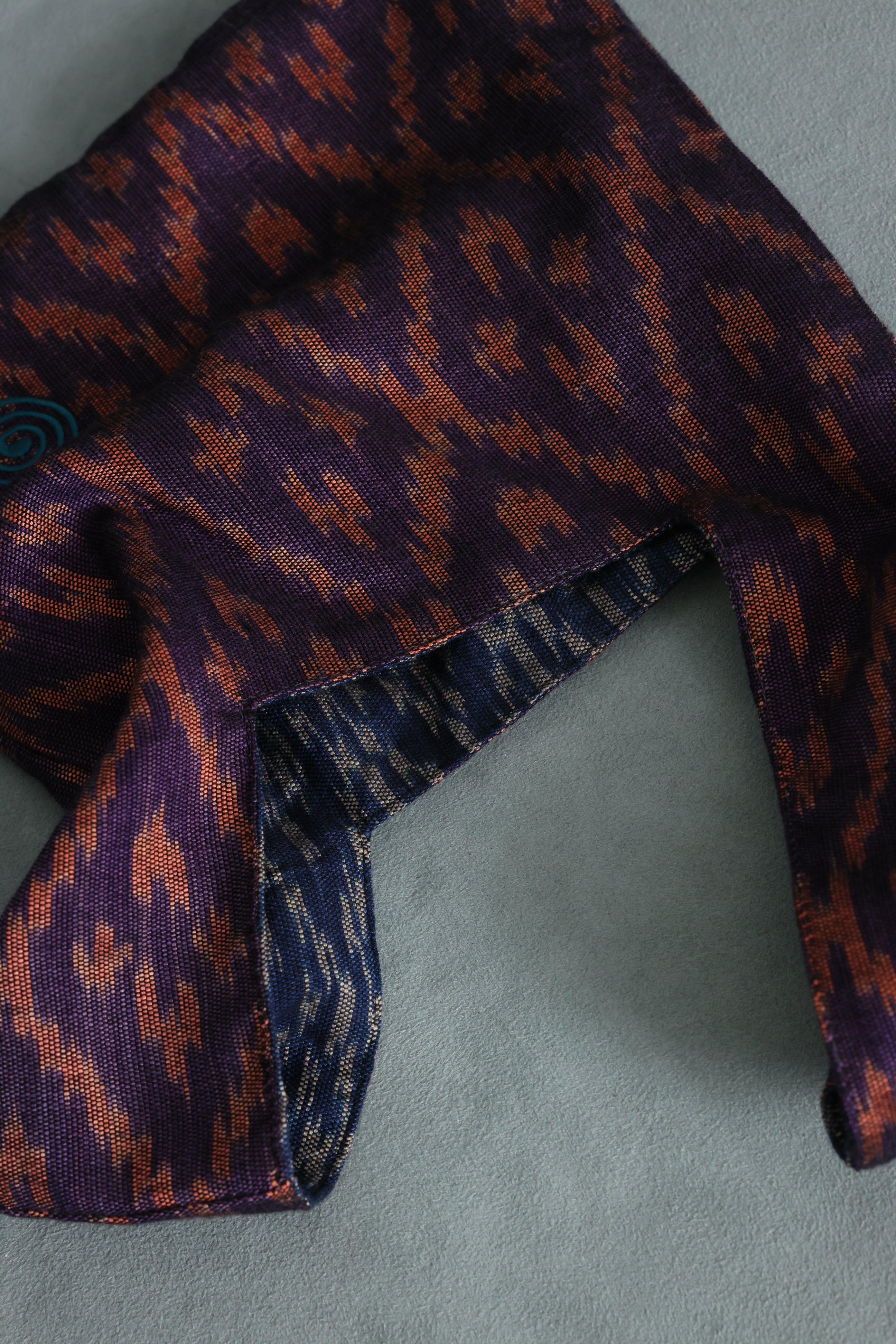 Ikat Reversible Knot Bag