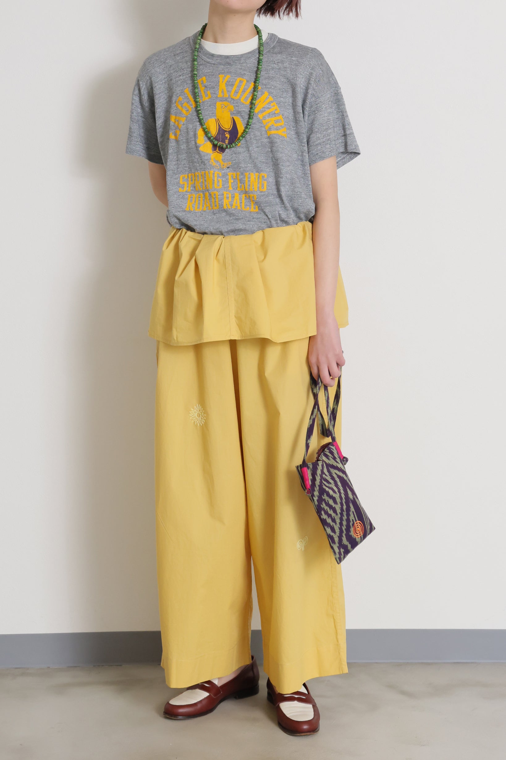 Drawstring Cotton Sador Pants