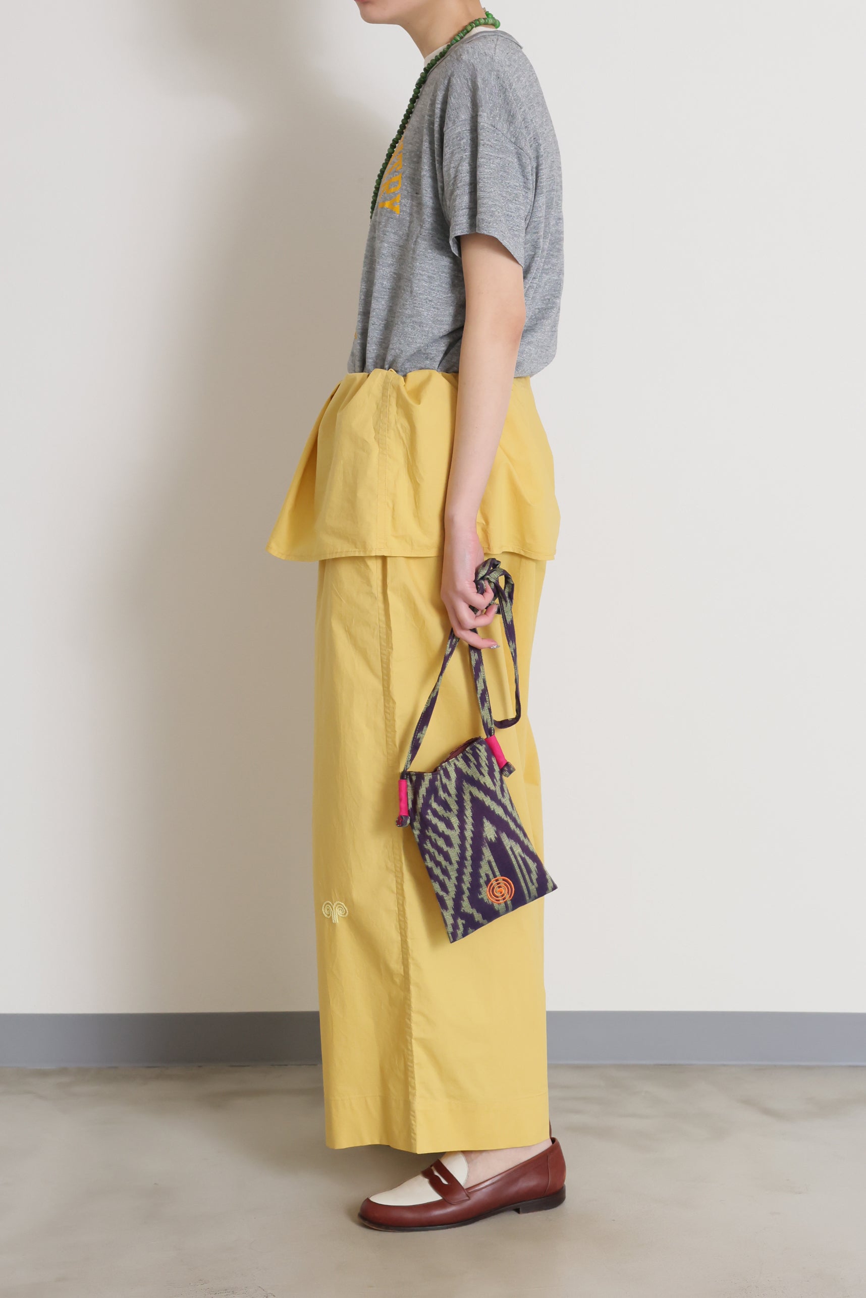 Drawstring Cotton Sador Pants