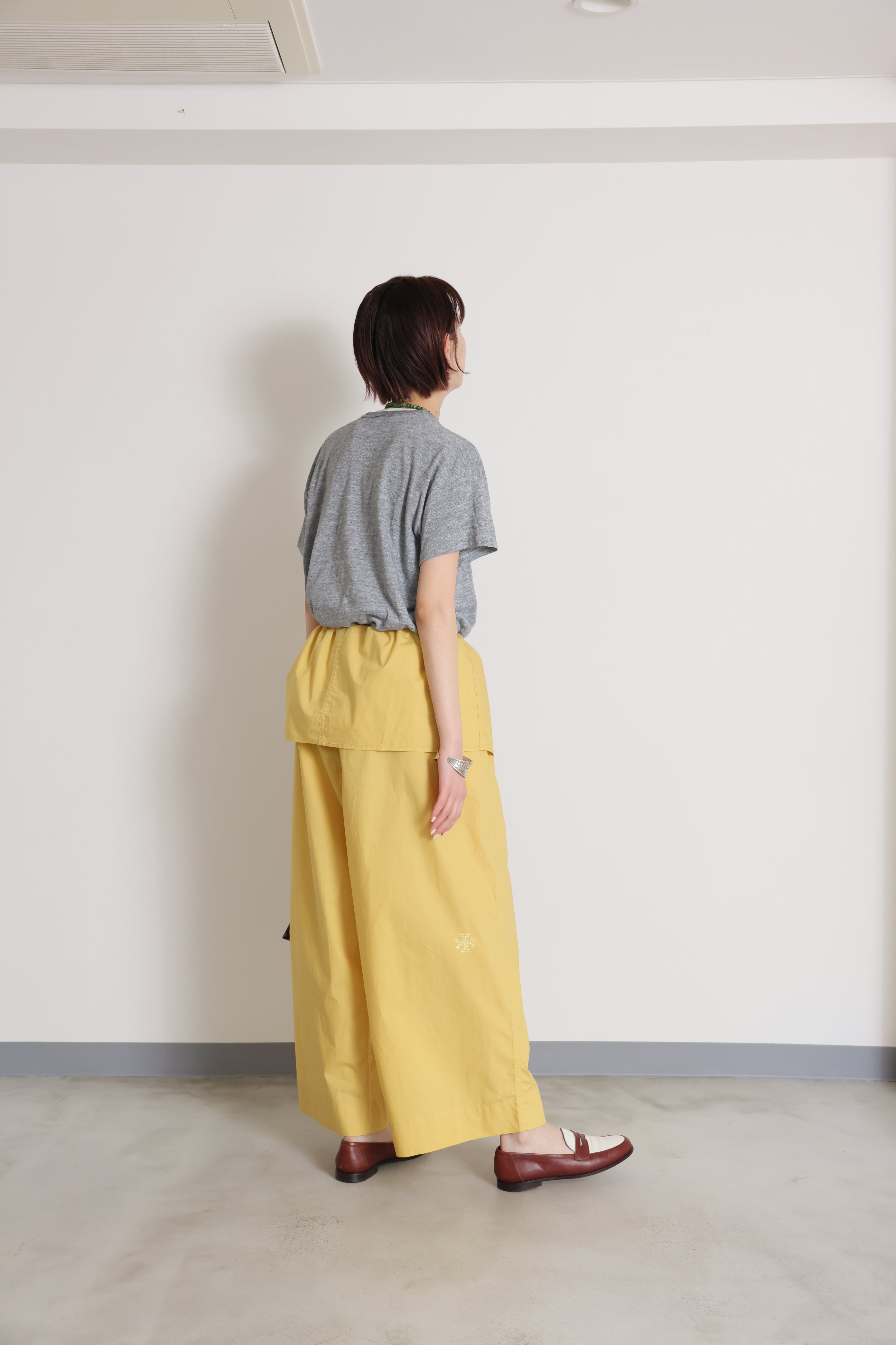 Drawstring Cotton Sador Pants